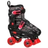 Roller Derby Caspian Kids' Adjustable Inline-Quad Combo Skates - Black (3-6)