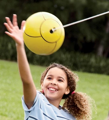 HearthSong - Deluxe Heavy-Duty Backyard Tetherball Game For Kids 3 HearthSong - Deluxe Heavy-Duty Backyard Tetherball Game For Kids - Image 3