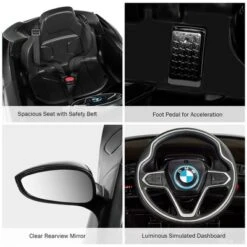 Costway 12V Licensed BMW I8 Kids Ride On Car W/ 2.4G Remote MP3 LED Light -LITTLE TIKES Shop GUEST 0115e20a 0381 49eb bdfa 7e34013db0fe