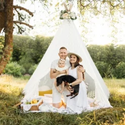 Costway 85'' Height 5 Sides Huge Lace Play Tent For Kids Adult Wedding W/ Light Strings -LITTLE TIKES Shop GUEST 0120f213 d1b6 49ba bfca 61032772f27e