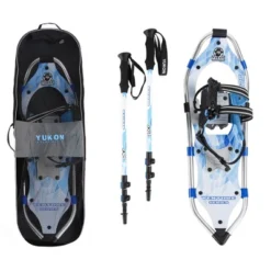 Yukon Charlie's Advanced 8x25 Womens And 9x30 Mens Snowshoe Kits W/ Poles & Bag