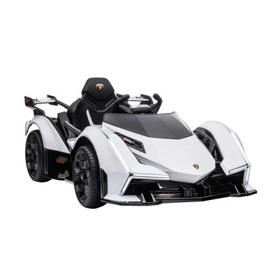 Aosom Kids Ride On Sports Car, 12V Battery Powered Electric Toy, W/ Parent Remote Control, Bluetooth, Horn, Music & LED Headlights Taillights, For 3-6 Years Old, Black 8 Aosom Kids Ride On Sports Car, 12V Battery Powered Electric Toy, W/ Parent Remote Control, Bluetooth, Horn, Music & LED Headlights Taillights, For 3-6 Years Old, Black - Image 8