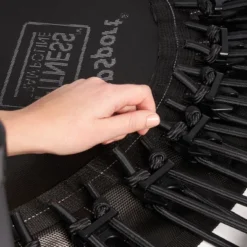 JumpSport 250 Indoor Mini Cushioned Rebounder Trampoline For Home Cardio And Fitmess With Premium Bungees And Workout DVD - Black -LITTLE TIKES Shop GUEST 020cc4d1 2065 4670 bec0 538f9f15c6b7