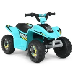 Costway 6V Kids Electric Quad ATV 4 Wheels Ride On Toy Toddlers Forward&Reverse WhiteBlackBlueRed -LITTLE TIKES Shop GUEST 023fd738 9c73 4943 94e4 dea08f8c8deb