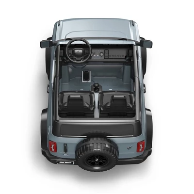 Kid Trax 12V Ford Bronco Powered Ride-On - Gray 7 Kid Trax 12V Ford Bronco Powered Ride-On - Gray - Image 7