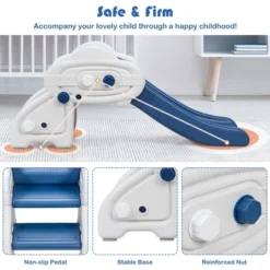 Costway Baby Slide Indoor First Play Climber Slide Set For Boys Girls Blue/Gray -LITTLE TIKES Shop GUEST 037a4cf8 51eb 44f8 a9c4 f397d2b7d9e8