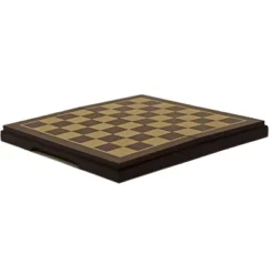 WE Games Magnetic Folding Chess & Checkers Set - Walnut Wood Finish - 8 Inch For Travel -LITTLE TIKES Shop GUEST 04106ddf 49c4 4132 926d ca5c978398e0