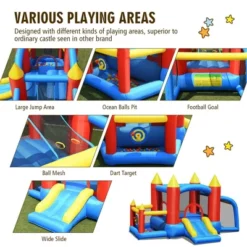 Costway Kid Inflatable Bounce House Slide Jumping Castle W/Soccer Goal Ball Pit & Blower 15 Costway Kid Inflatable Bounce House Slide Jumping Castle W/Soccer Goal Ball Pit & Blower -LITTLE TIKES Shop GUEST 04139ead 2cc9 4f5e 955a 4808093091f3