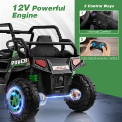 Costway 12V Kids Ride On UTV Electric Off-Road Truck Remote W/ LED Lights & Music -LITTLE TIKES Shop GUEST 04b5a5e1 908a 444c 84a8 9e8a28f0ac46