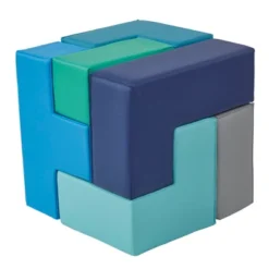 ECR4Kids SoftZone Brainy Soft Foam Blocks, Soma Cube Puzzle, (7-Piece Set) -LITTLE TIKES Shop GUEST 05655557 518d 417b 9b35 949e13f92de8