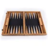 WE Games Luxury Natural Cork & Wood Backgammon Set - 19 Inches - Handcrafted In Greece