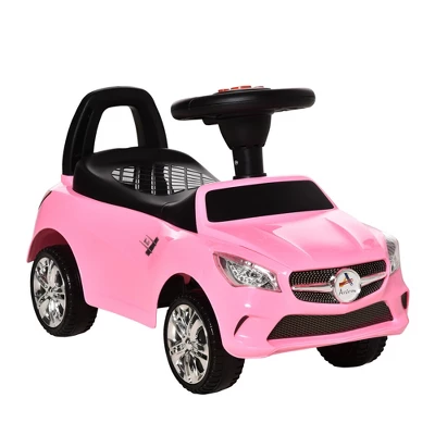 Aosom Kids Ride On Push Car, Foot-to-Floor Sliding Toy Car For Toddler With Working Horn, Music, Headlights And Storage 8 Aosom Kids Ride On Push Car, Foot-to-Floor Sliding Toy Car For Toddler With Working Horn, Music, Headlights And Storage - Image 8