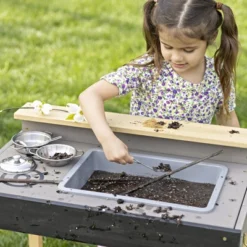 HearthSong Junior Chef's Wooden Mud Play Kitchen And Imagination Station With Metal Accessories -LITTLE TIKES Shop GUEST 06186a2a 6935 47f9 82fc 0a3457c7e4c5
