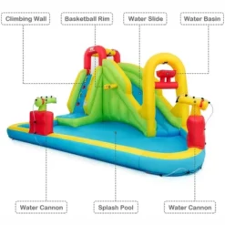 Costway Inflatable Water Slide Kids Bounce House W/480w Blower 11 Costway Inflatable Water Slide Kids Bounce House W/480w Blower -LITTLE TIKES Shop GUEST 072f1921 ff0e 404e 8bbe db9e4d9aefd5