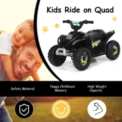 Costway 6V Kids Electric Quad ATV 4 Wheels Ride On Toy Toddlers Forward&Reverse WhiteBlackBlueRed -LITTLE TIKES Shop GUEST 075073e8 9af6 4a06 9d70 f0bc3d4c947d