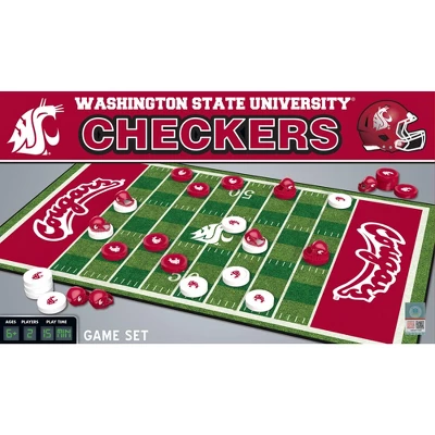 MasterPieces Officially Licensed NCAA Washington State Cougars Checkers Board Game For Families And Kids Ages 6 And Up 1 MasterPieces Officially Licensed NCAA Washington State Cougars Checkers Board Game For Families And Kids Ages 6 And Up