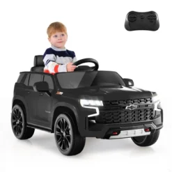 Costway 12V Kids Ride On Car Chevrolet Tahoe Electric Truck SUV Remote W/ Light & Music -LITTLE TIKES Shop GUEST 0815e50a cd06 43d0 9e71 76d47dae9044