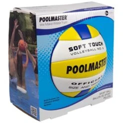 Pool Master 8" Sports Ball Soft Touch Volleyball Swimming Pool Accessory - Blue/Yellow