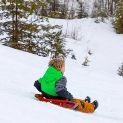 Lucky Bums Circular Classic Saucer Snow Sled With Built In Handles For Downhill Winter Sledding, 25 Inch Diameter, Up To 150 Pounds, Red -LITTLE TIKES Shop GUEST 094b1444 d7b1 41e7 ae4d f7e5b7c25070