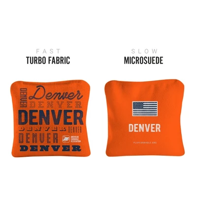 Gameday Denver Football Synergy Pro Orange Cornhole Bags (Set Of 4) 1 Gameday Denver Football Synergy Pro Orange Cornhole Bags (Set Of 4)