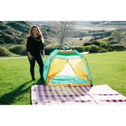 Pacific Play Tents Kids One Touch Pop Up Beach Sun Cover Tent 48" X 48" -LITTLE TIKES Shop GUEST 09a189cc c201 43e9 bfc5 d96ef7f3f952