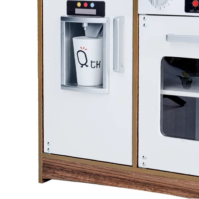 Teamson Kids Kids Wooden Play Kitchen 6 Accessories White Palm Spring TD-13404B 11 Teamson Kids Kids Wooden Play Kitchen 6 Accessories White Palm Spring TD-13404B - Image 11