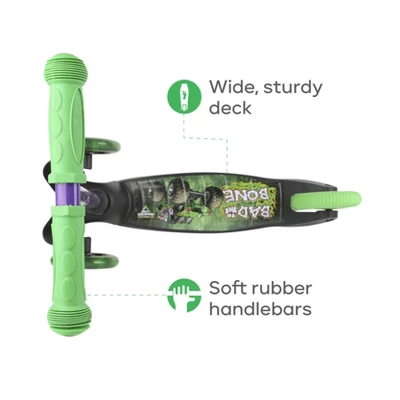 Monster Jam Grave Digger Tilt And Turn Light Up Wheels Scooter 3 Monster Jam Grave Digger Tilt And Turn Light Up Wheels Scooter - Image 3