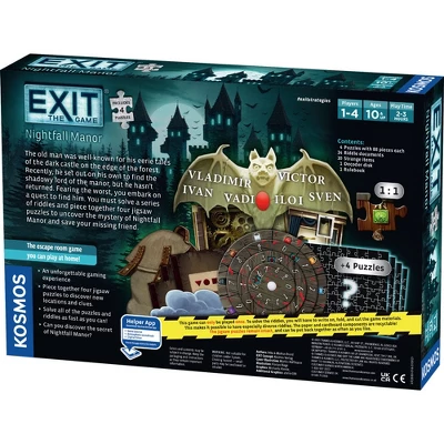 Thames & Kosmos EXIT: Nightfall Manor (with Puzzle) 2 Thames & Kosmos EXIT: Nightfall Manor (with Puzzle) - Image 2