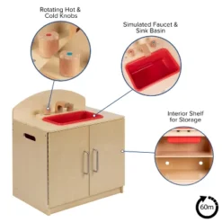 Flash Furniture Children's Wooden Kitchen Sink For Commercial Or Home Use - Safe, Kid Friendly Design 19 Flash Furniture Children's Wooden Kitchen Sink For Commercial Or Home Use - Safe, Kid Friendly Design -LITTLE TIKES Shop GUEST 0b7bfda2 4aad 4700 83e0 25f9471ea07f