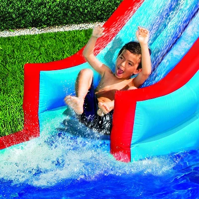 Banzai Slide N Soak Splash Park Inflatable Outdoor Kids Play Center (2 Pack) 4 Banzai Slide N Soak Splash Park Inflatable Outdoor Kids Play Center (2 Pack) - Image 4