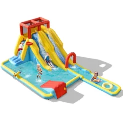 Costway 7 In 1 Inflatable Dual Slide Water Park Climbing Bouncer -LITTLE TIKES Shop GUEST 0c79f34a eb4b 41a6 b4d3 6129f2b4b2bc