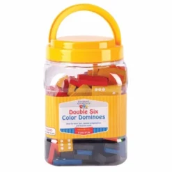 Learning Advantage Double Six Color Dominoes, Set Of 168