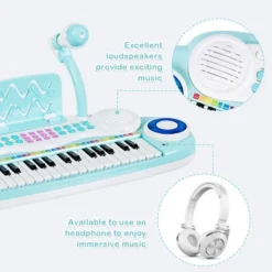 Costway 37-Key Toy Keyboard Piano Electronic Musical Instrument BluePink -LITTLE TIKES Shop GUEST 0d60f2a0 63b4 4cea be5c b1157ed8f4f3