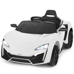 Costway 12V Kids Ride On Car 2.4G RC Electric Vehicle W/ Lights MP3 Openable Doors WhiteBlack RedPink -LITTLE TIKES Shop GUEST 0e0c5621 629d 4aec 84d9 ad119a66c4f1