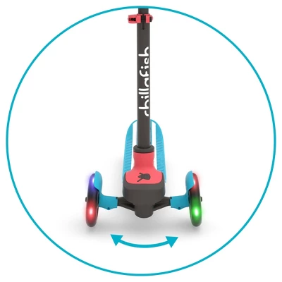 Chillafish Scotti Glow Lean To Steer Scooter With Light Up Wheels 4 Chillafish Scotti Glow Lean To Steer Scooter With Light Up Wheels - Image 4