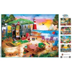 MasterPieces 550 Piece Jigsaw Puzzle - Oceanside Camping - 18"x24" -LITTLE TIKES Shop GUEST 0e7d7b5d 489f 4d77 8003 0adfe8699a23