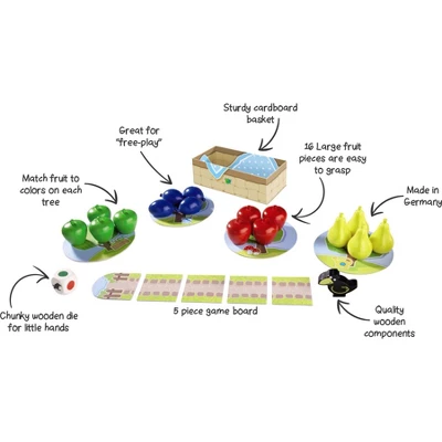 HABA My Very First Games - First Orchard Cooperative Board Game (Made In Germany) 1 HABA My Very First Games - First Orchard Cooperative Board Game (Made In Germany)