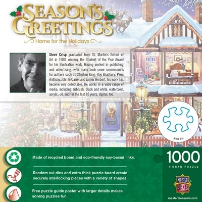 MasterPieces 1000 Piece Christmas Jigsaw Puzzle - Home For The Holidays 3 MasterPieces 1000 Piece Christmas Jigsaw Puzzle - Home For The Holidays - Image 3