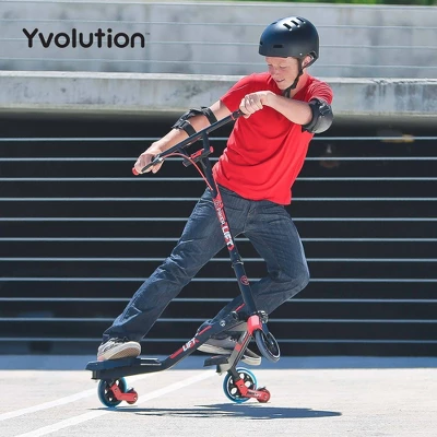Y-Volution Y Fliker Lift Kids' Scooter - Red 5 Y-Volution Y Fliker Lift Kids' Scooter - Red - Image 5