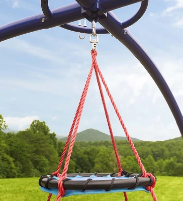 HearthSong - Large Vortex Spinning Ring Swing And Sky Dome Arched Stand Set For Kids Active Outdoor Play 7 HearthSong - Large Vortex Spinning Ring Swing And Sky Dome Arched Stand Set For Kids Active Outdoor Play - Image 7