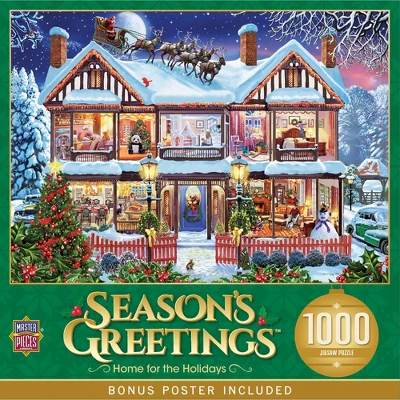 MasterPieces 1000 Piece Christmas Jigsaw Puzzle - Home For The Holidays 1 MasterPieces 1000 Piece Christmas Jigsaw Puzzle - Home For The Holidays