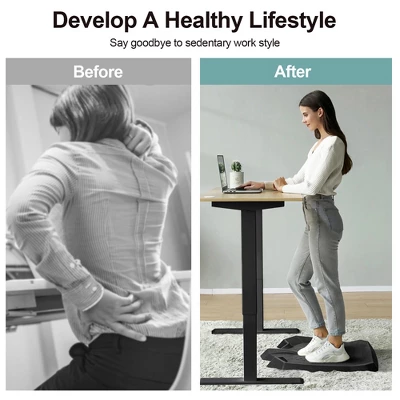 Costway Portable Anti-Fatigue Standing Mat W/Massage Points Diverse Terrain Home Office 5 Costway Portable Anti-Fatigue Standing Mat W/Massage Points Diverse Terrain Home Office - Image 5