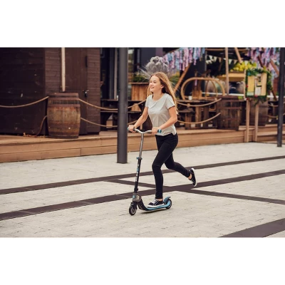 Globber Flow 125 Foldable 2 Wheel Kids' Kick Scooter - Navy Blue 7 Globber Flow 125 Foldable 2 Wheel Kids' Kick Scooter - Navy Blue - Image 7