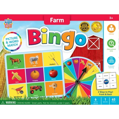 MasterPieces Kids Games - Farm Bingo Game 1 MasterPieces Kids Games - Farm Bingo Game
