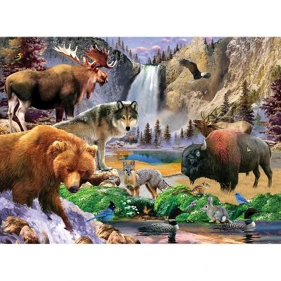 MasterPieces Inc Wildlife Of Yellowstone National Park 100 Piece Jigsaw Puzzle 2 MasterPieces Inc Wildlife Of Yellowstone National Park 100 Piece Jigsaw Puzzle - Image 2