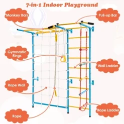 Costway 7 In 1 Kids Indoor Gym Playground Swedish Wall Ladder Children Home Climbing Gym 12 Costway 7 In 1 Kids Indoor Gym Playground Swedish Wall Ladder Children Home Climbing Gym -LITTLE TIKES Shop GUEST 10ecb768 7e8f 4e07 a27a d15c86389af6
