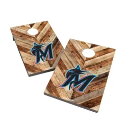MLB Miami Marlins 2'x3' Cornhole Bag Toss Game Set