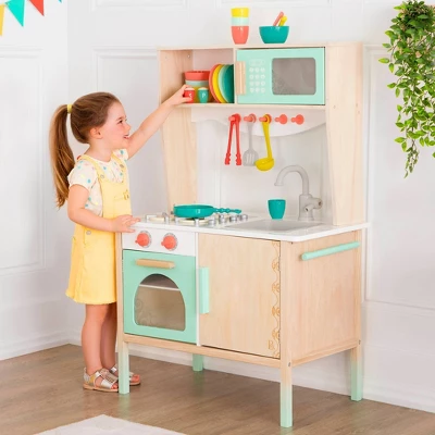 B. Toys Wooden Play Kitchen - Mini Chef Kitchenette 1 B. Toys Wooden Play Kitchen - Mini Chef Kitchenette