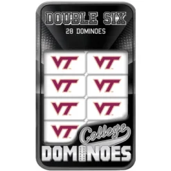 MasterPieces Officially Licensed NCAA Virginia Tech Hokies 28 Piece Dominoes Game For Adults