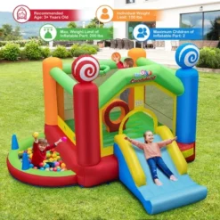 Costway Candy Land Theme Kids Inflatable Bounce Castle With 735W Air Blower Indoor Outdoor 11 Costway Candy Land Theme Kids Inflatable Bounce Castle With 735W Air Blower Indoor Outdoor -LITTLE TIKES Shop GUEST 132654c4 d6a5 4945 a52f 64a275dde0aa